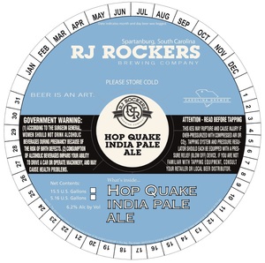 R.j. Rockers Brewing Company, Inc. Hop Quake India Pale