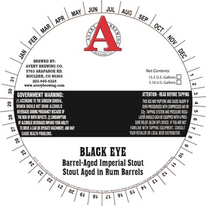 Avery Brewing Company Black Eye June 2014