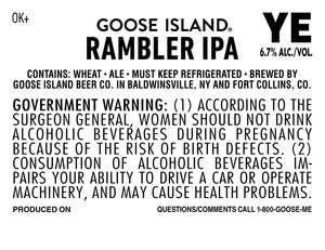 Goose Island Rambler IPA