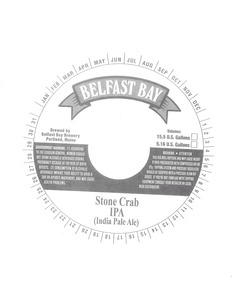 Belfast Bay Stone Crab IPA June 2014