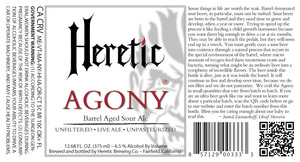 Heretic Brewing Company Agony June 2014