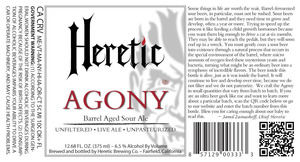 Heretic Brewing Company Agony