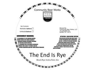 The End Is Rye June 2014