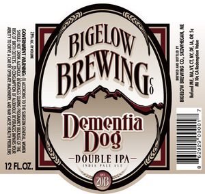 Bigelow Brewing Company Dementia Dog Double IPA
