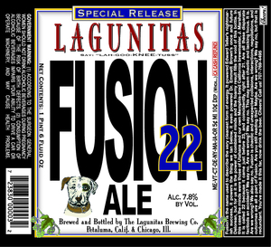 The Lagunitas Brewing Company Fusion 22