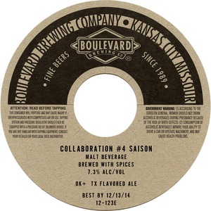 Boulevard Collaboration #4 Saison