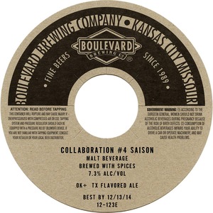 Boulevard Collaboration #4 Saison