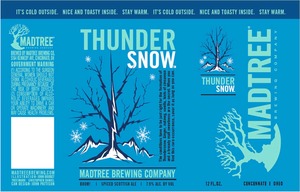 Madtree Brewing Company Thundersnow