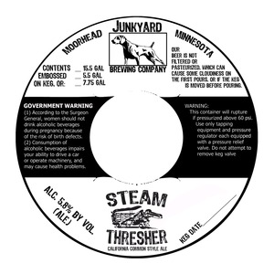 Junkyard Brewing Company Steam Thresher