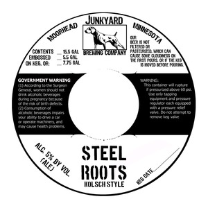 Junkyard Brewing Company Steel Roots