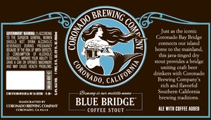 Coronado Brewing Company Blue Bridge Coffee Stout June 2014