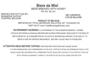 Brasserie Dupont Biere De Miel