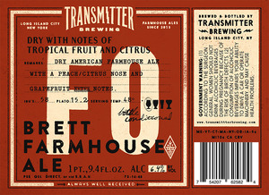 Transmitter Brewing F0 June 2014