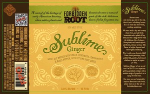 Forbidden Root Benefit Sublime Ginger June 2014