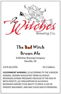 2 Witches Brewing Company The Bad Witch Brown Ale