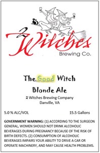 2 Witches Brewing Company The Good Witch Blonde Ale