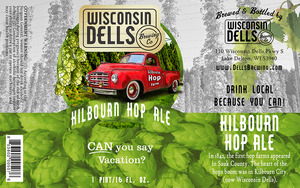Wisconsin Dells Brewing Co. Kilbourn Hop Ale