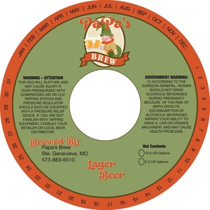 Papa's Brew Lager