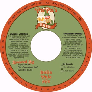 Papa's Brew India Pale Ale