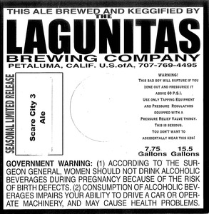 The Lagunitas Brewing Company Scare City 3 June 2014