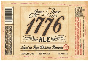 James E. Pepper 1776 June 2014