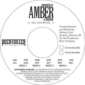 Pecatonica Beer Company Quinn's Amber