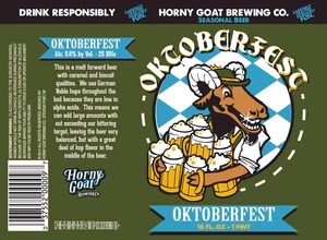 Horny Goat Brewing Co. Oktoberfest July 2014