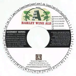 Argyle Brewing Company, LLC Barley Wine Ale