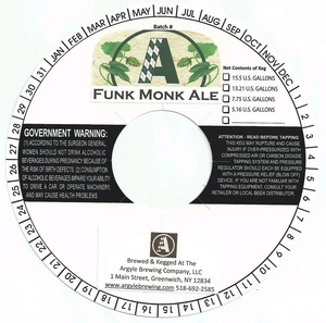 Argyle Brewing Company, LLC Funk Monk Ale