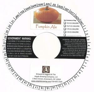 Argyle Brewing Company, LLC Pumpkin Ale