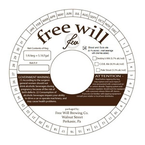 Free Will Blood And Guts Ale