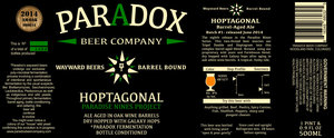 Paradox Beer Company Hoptagonal July 2014