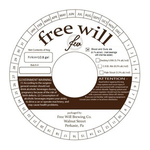 Free Will Blood And Guts Ale
