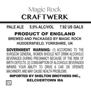 Magic Rock Craftwerk June 2014