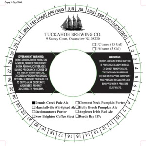 Tuckahoe Brewing Company Dennis Creek June 2014