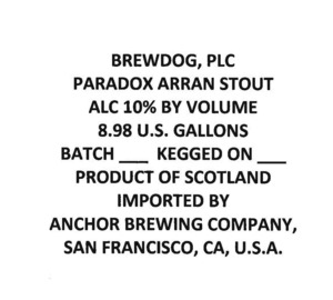 Brewdog Paradox Arran June 2014