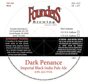 Founders Dark Penance