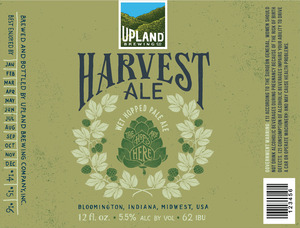 Upland Brewing Company Harvest Ale