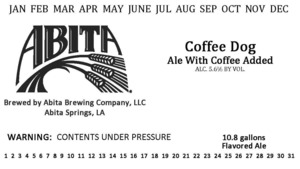 Abita Coffee Dog June 2014