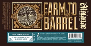 Almanac Beer Co. Dark Pumpkin Sour June 2014