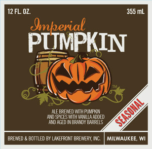 Lakefront Brewery Imperial Pumpkin