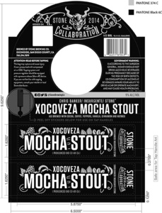 Stone Brewing Co Xocoveza Mocha Stout July 2014