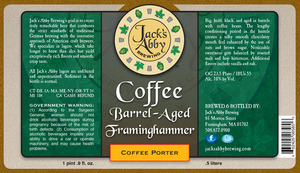 Coffee Barrel Aged Framinghammer July 2014