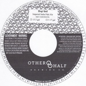 Other Half Brewing Co. Hop'ded July 2014