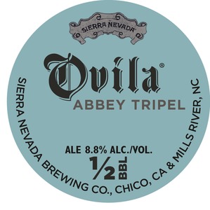 Sierra Nevada Ovila Abbey Tripel July 2014