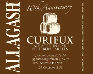 Allagash Brewing Curieux July 2014