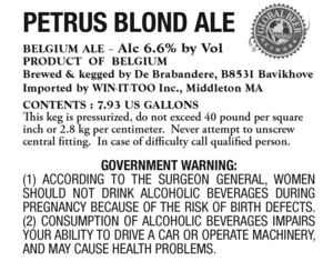 Petrus Blond July 2014