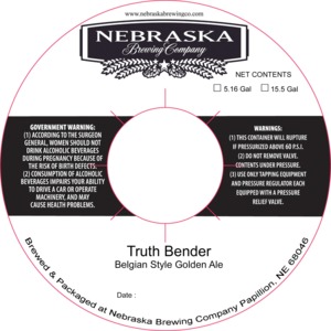 Nebraska Brewing Company Truth Bender