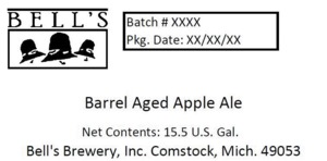 Bell's Barrel Aged Apple July 2014