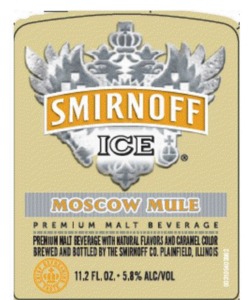 Smirnoff Ice Moscow Mule July 2014